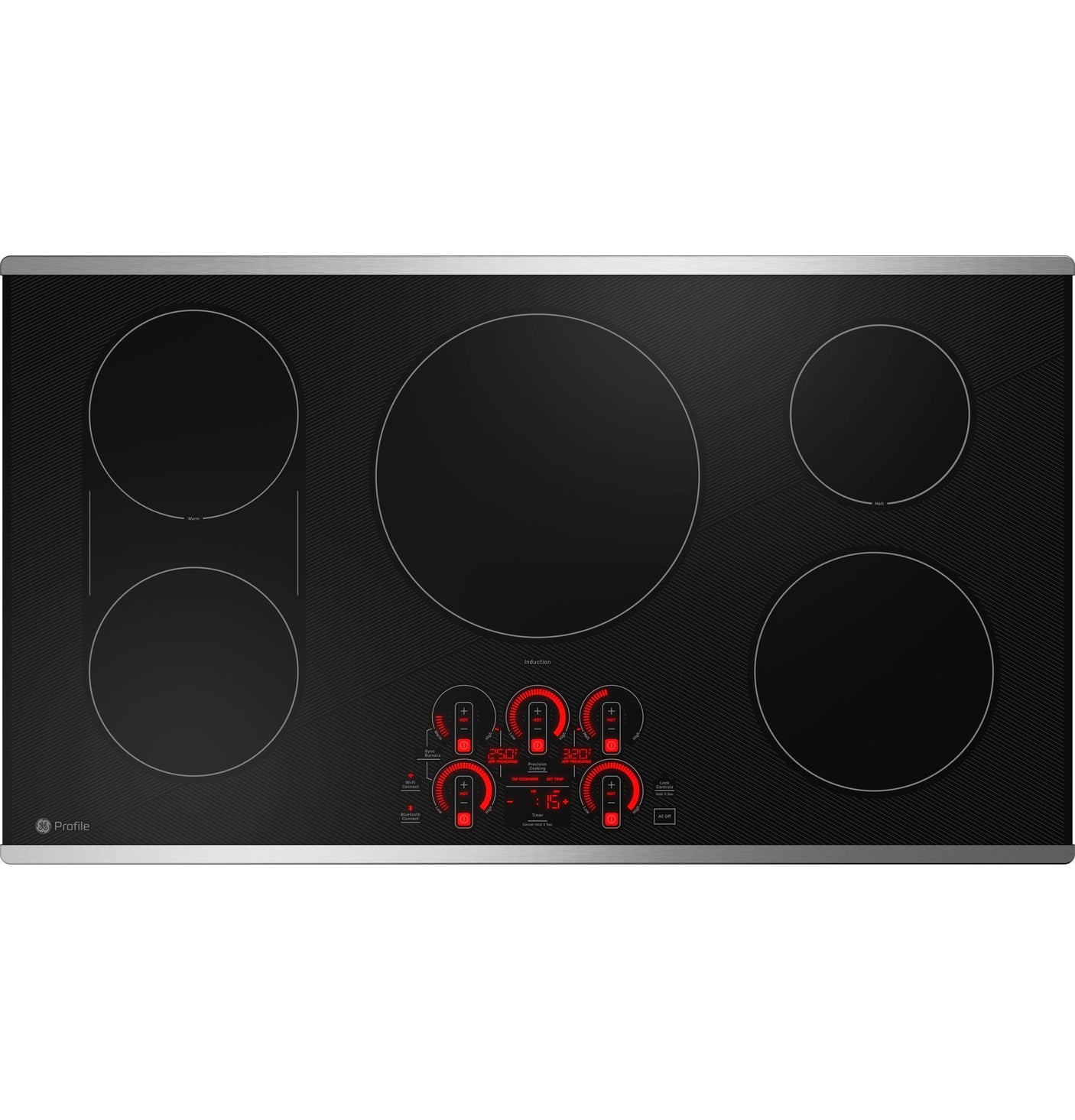 GE Profile™ ENERGY STAR® 36" Built-In Touch Control Induction Cooktop