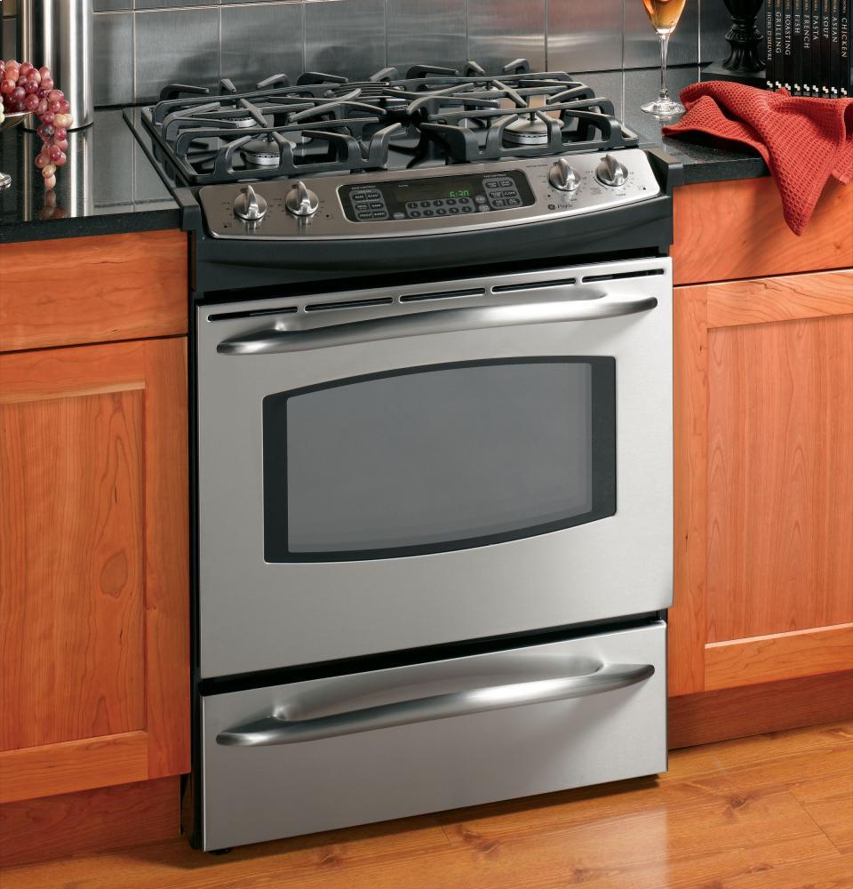 GE Profile™ 30" Slide-In Gas Range
