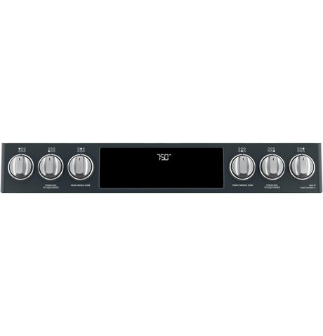 Café™ 30" Smart Slide-In, Front-Control, Gas Double-Oven Range with Convection