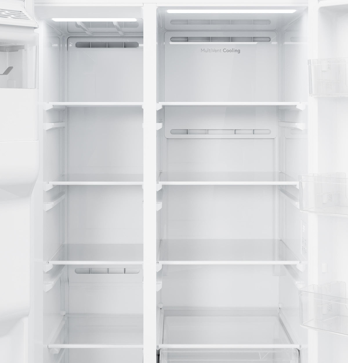 GE® 23.6 Cu. Ft. Counter-Depth Side-By-Side Refrigerator with Extra Tall Dispenser and In-Door Icemaker