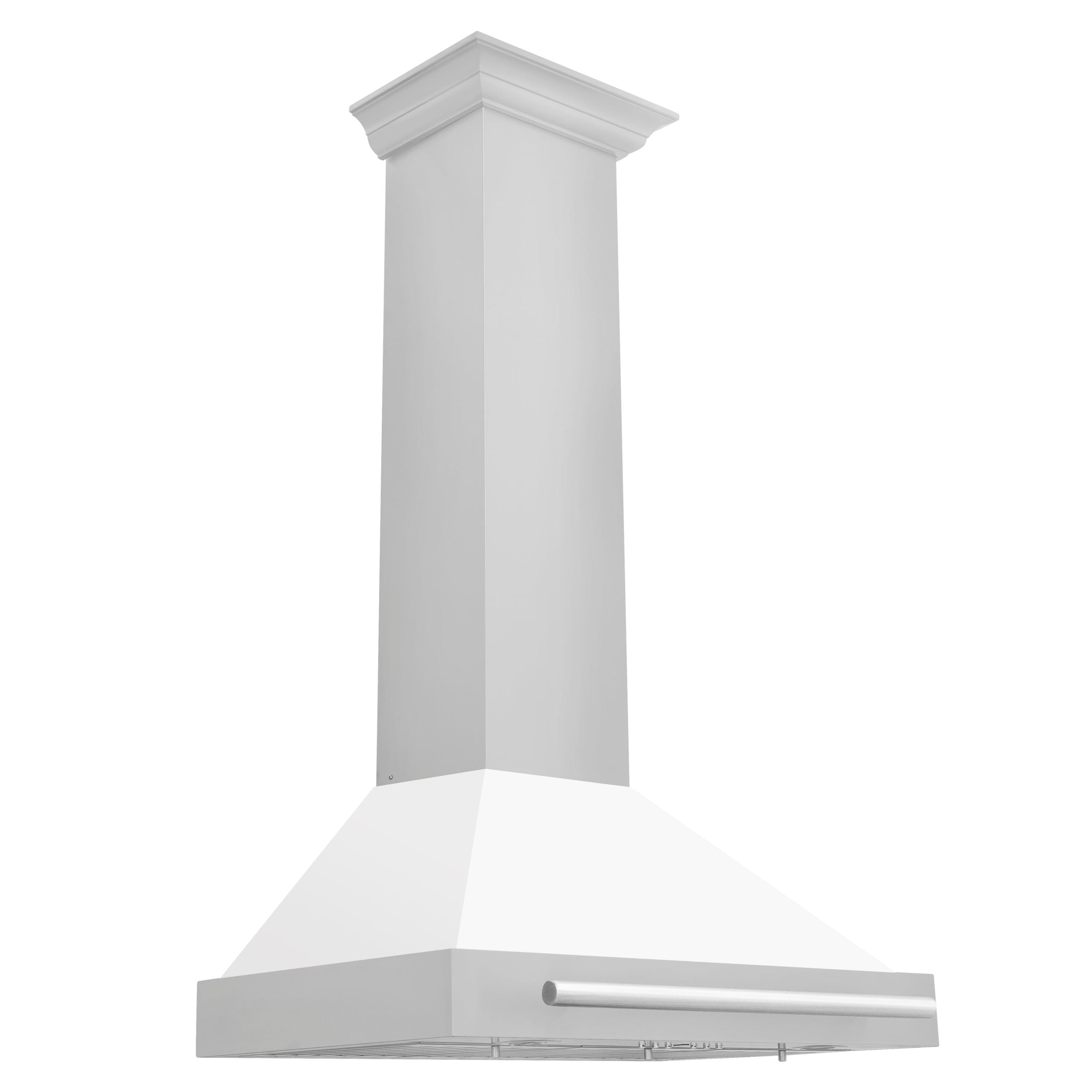 ZLINE 30 in. Convertible Stainless Steel Range Hood with Stainless Steel Handle (KB4STX-30) [Color: White Matte]