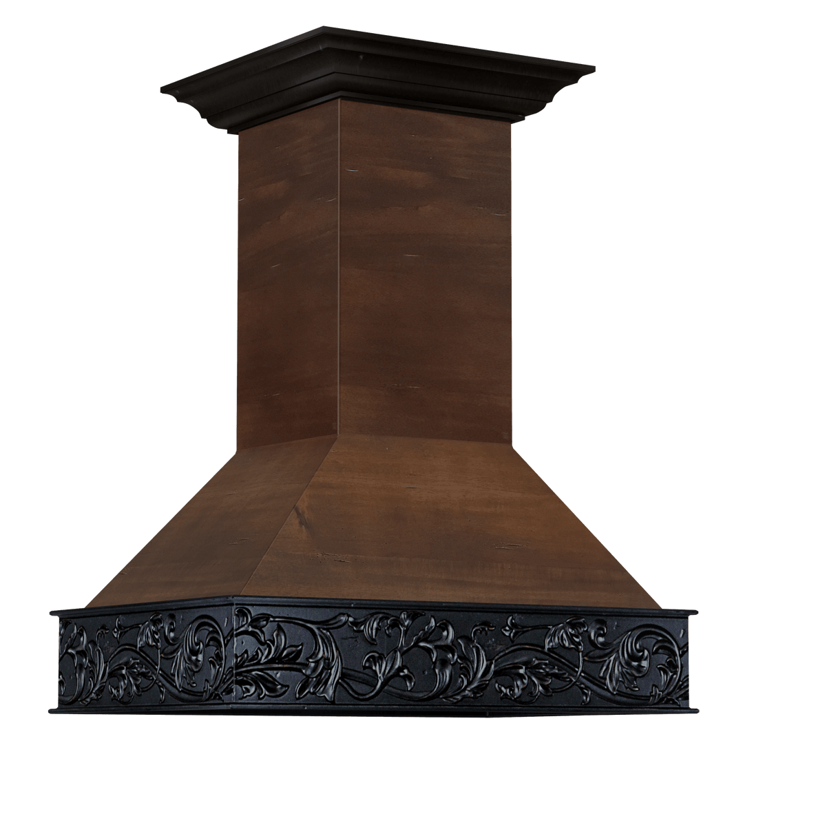 ZLINE 36" Wooden Wall Mount Range Hood in Antigua and Walnut (9373AR-36)