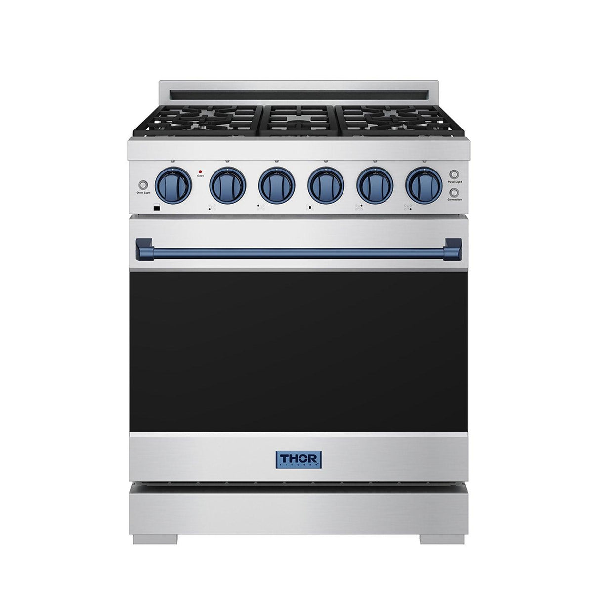 30 Inch Professional Liquid Propane With Precision Knob Control In Stainless Steel/blue