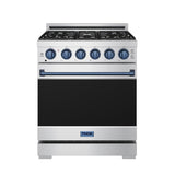 30 Inch Professional Liquid Propane With Precision Knob Control In Stainless Steel/blue