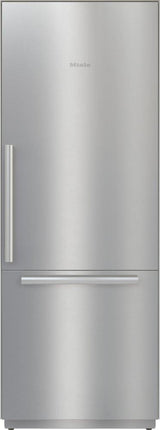 KF 2802 SF Stainless steel/CleanSteel - MasterCool™ fridge-freezer For high-end design and technology on a large scale.