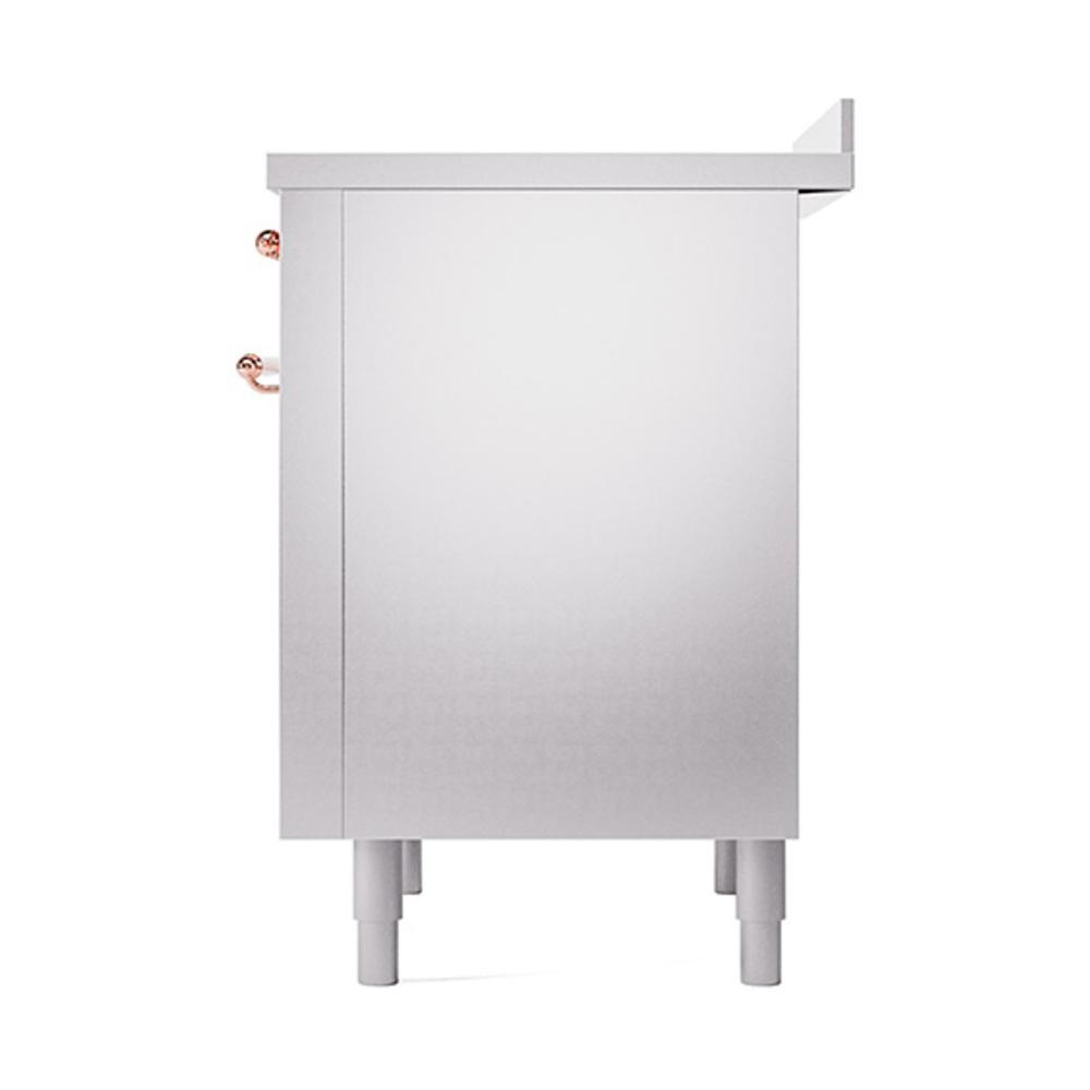 ILVE UNI366QNMPSSP Nostalgie II Noblesse 36 inch Induction Range (Solid Door, Stainless Steel, Copper)