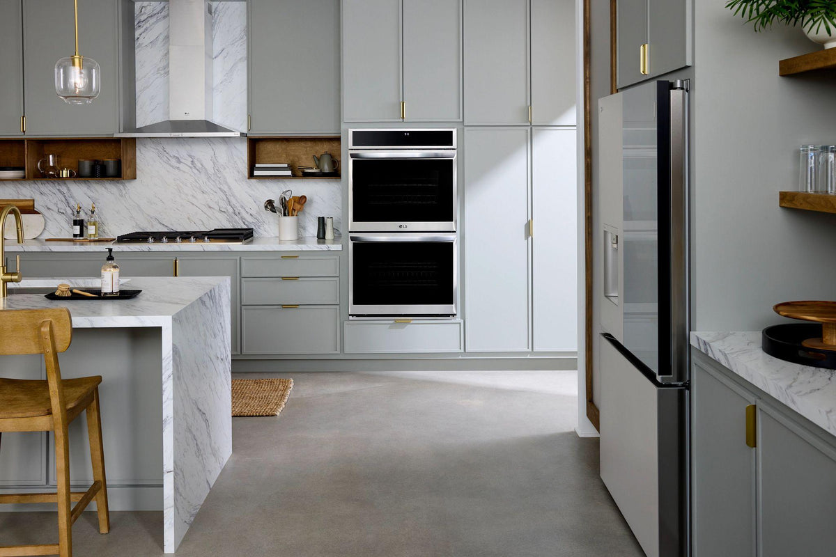 9.4 cu. ft. Smart Double Wall Oven with InstaView®, True Convection, Air Fry, and Steam Sous Vide