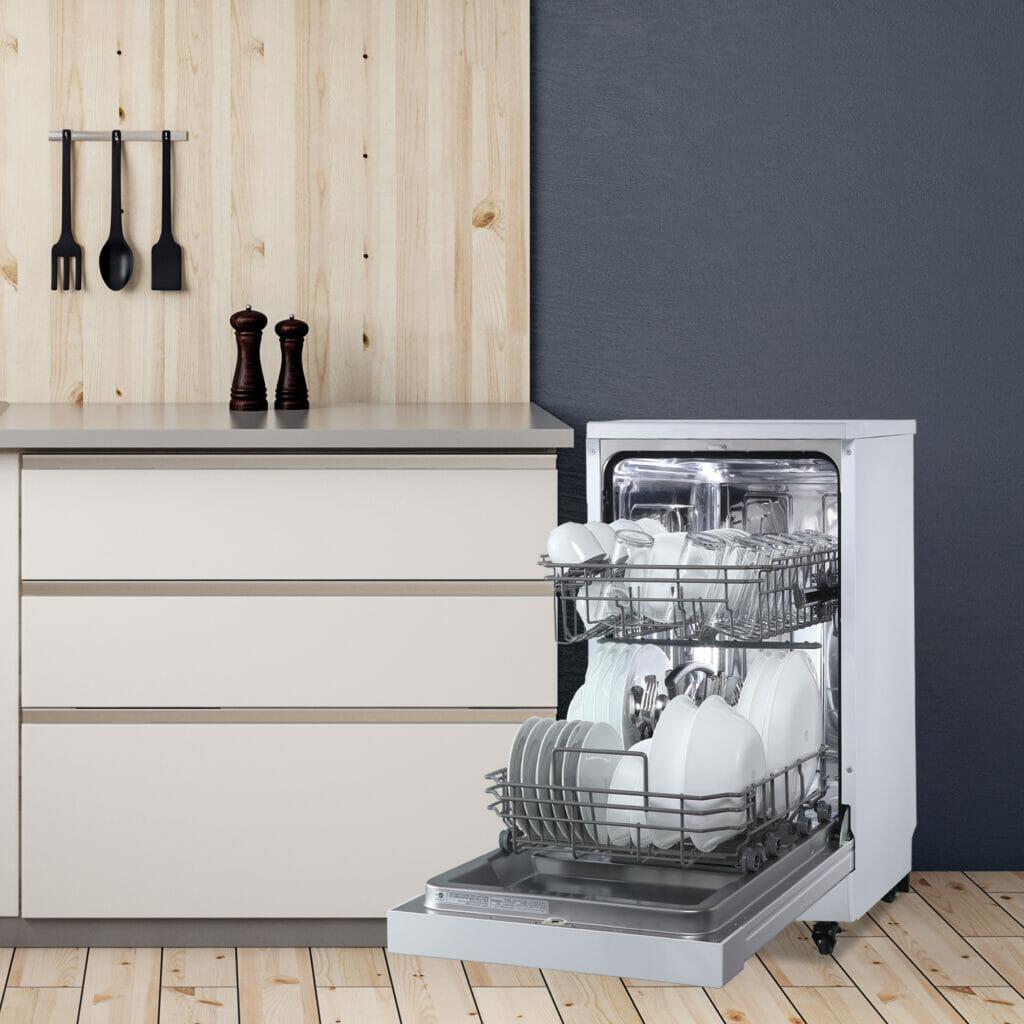 Danby 18" Wide Portable Dishwasher in White