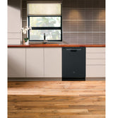GE® ENERGY STAR® Front Control with Plastic Interior Dishwasher with Sanitize Cycle & Dry Boost