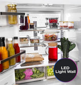 GE Profile™ ENERGY STAR® 27.9 Cu. Ft. Smart 4-Door French-Door Refrigerator with Kitchen Assistant™