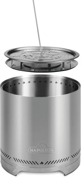 Timberwolf Smokeless Fire Pit 18-inch, Stainless Steel , Wood, Stainless Steel