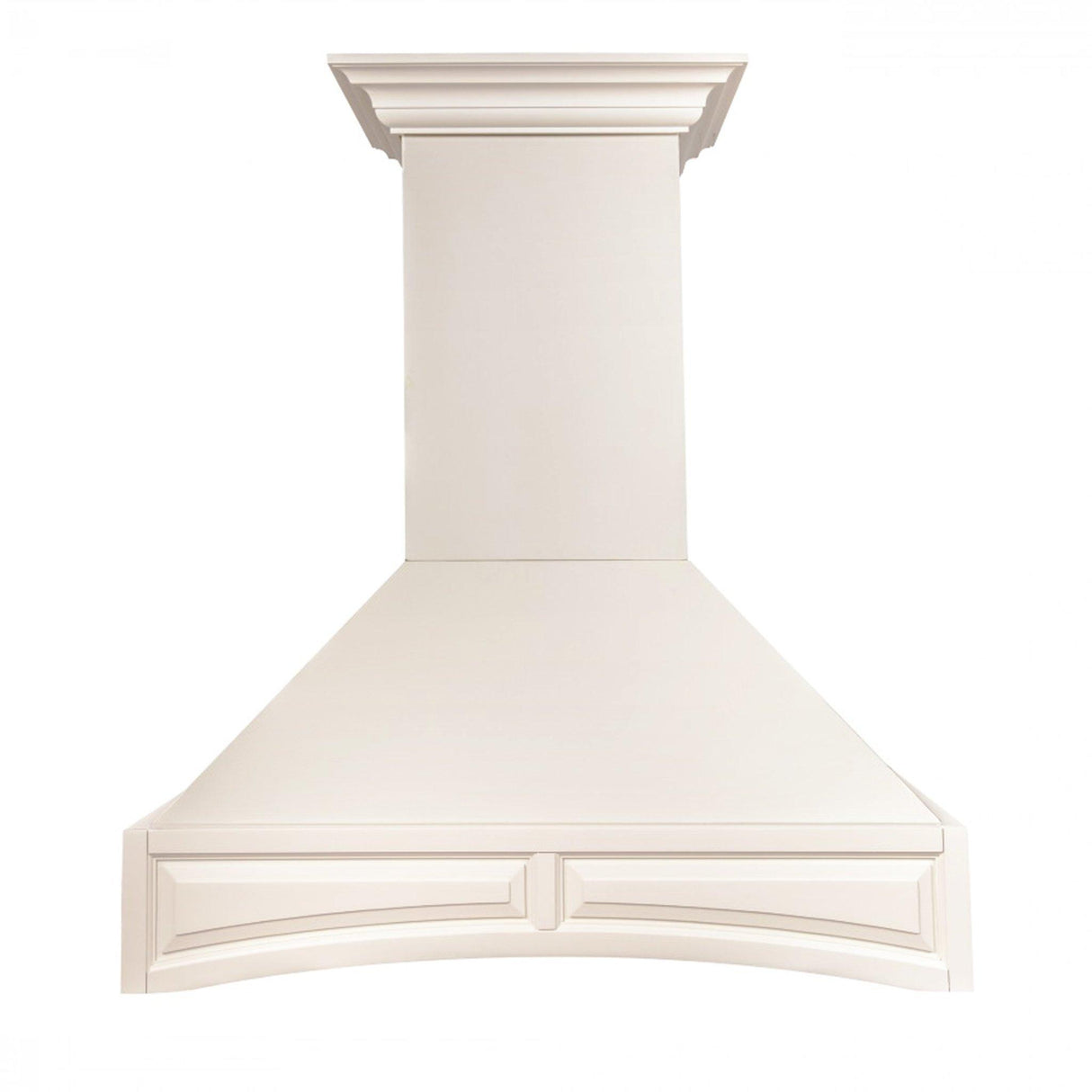 ZLINE Wooden Wall Mount Range Hood in White - Includes Remote Motor (321TT-R) [Size: 30 Inch, CFM: 400]