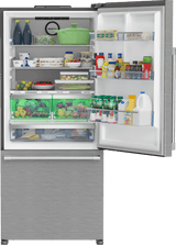30" Bottom Freezer Refrigerator with HarvestFresh