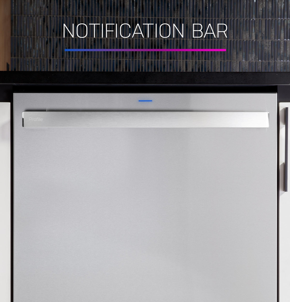 GE Profile™ ENERGY STAR® Fingerprint Resistant Top Control Stainless Interior Dishwasher with Microban™ Antimicrobial Technology