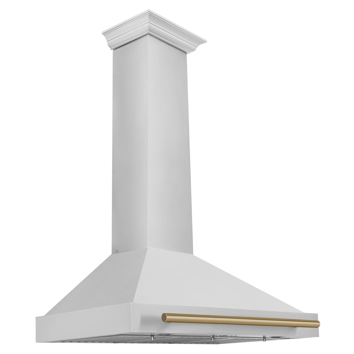 ZLINE 30 in. Autograph Edition Convertible Stainless Steel Range Hood with Stainless Steel Shell and Champagne Bronze Accents (KB4STZ-30-CB) [Color: Champagne Bronze Accents]