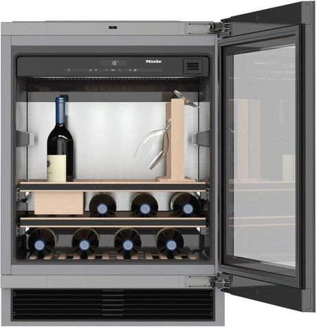 KWT 6312 UGS Glass door - Built-under wine storage unit for perfect enjoyment and timeless design with its Push2open and SommelierSet.
