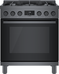 800 Series Gas Freestanding Range 30" Black Stainless Steel