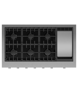 48" Series 9 6 Burner with Griddle Gas Rangetop