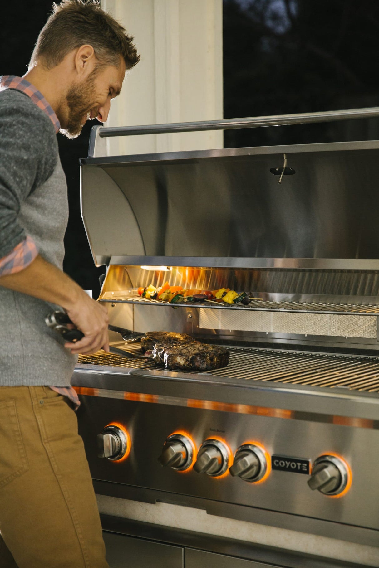 36" Grill Built-in LP; Infinity Burners; Ceramics; LED's