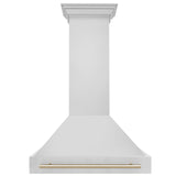 36 in. ZLINE Autograph Edition Stainless Steel Range Hood with Stainless Steel Shell and Handle (8654STZ-36) [Color: Matte Black]