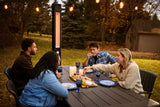 Phantom Freestand Outdoor Electric Infrared Heater , Electric, Matte/Matt Black