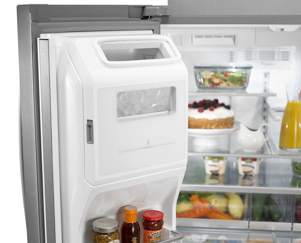 36-inch Wide 4-Door Refrigerator with More Flexible Storage