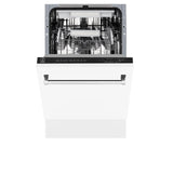ZLINE 18" Tallac Series 3rd Rack Top Control Dishwasher with Traditional Handle, 51dBa [Color: White Matte]