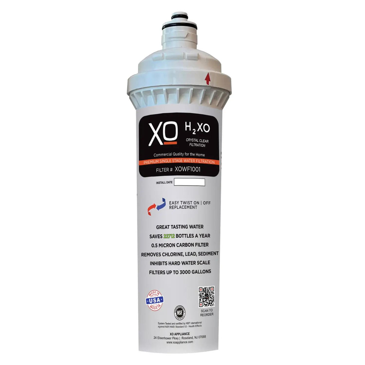 Single Stage Home Water Filtration System