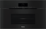 H 7870 BMX Obsidian black - 30" handleless compact speed oven in a perfectly combinable design with automatic programs and roast probe.