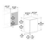 24" STAINLESS STEEL BUILT-IN DISHWASHER