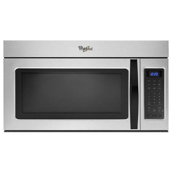 Whirlpool® 1.7 cu. ft. Over the Range Microwave with Hidden Vent - Silver