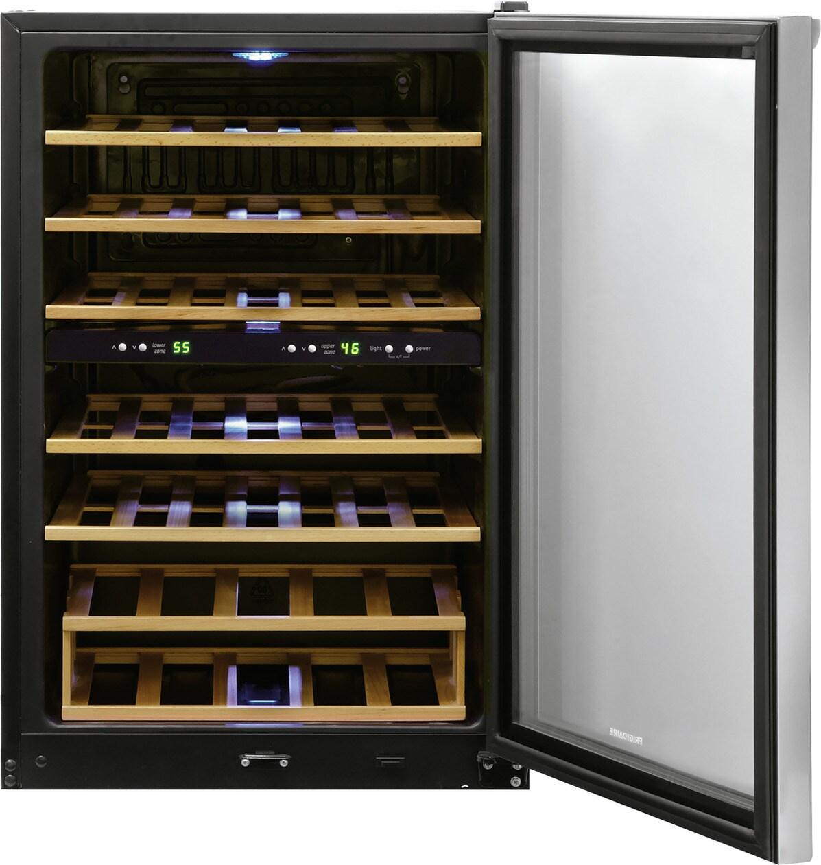 45 Bottle Two-Zone Wine Cooler