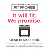 30" Front Control Electric Range with Total Convection