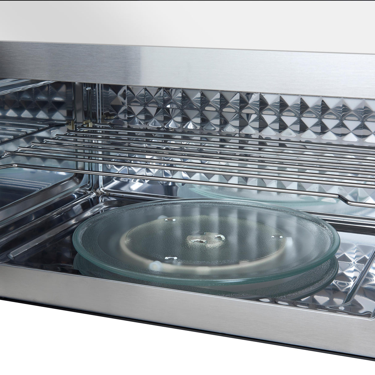 Forno Fornace 30-Inch Over the Range Convection Microwave, White - 1.5 cu.ft, 300 CFM Vent, Touch Control, LED Light