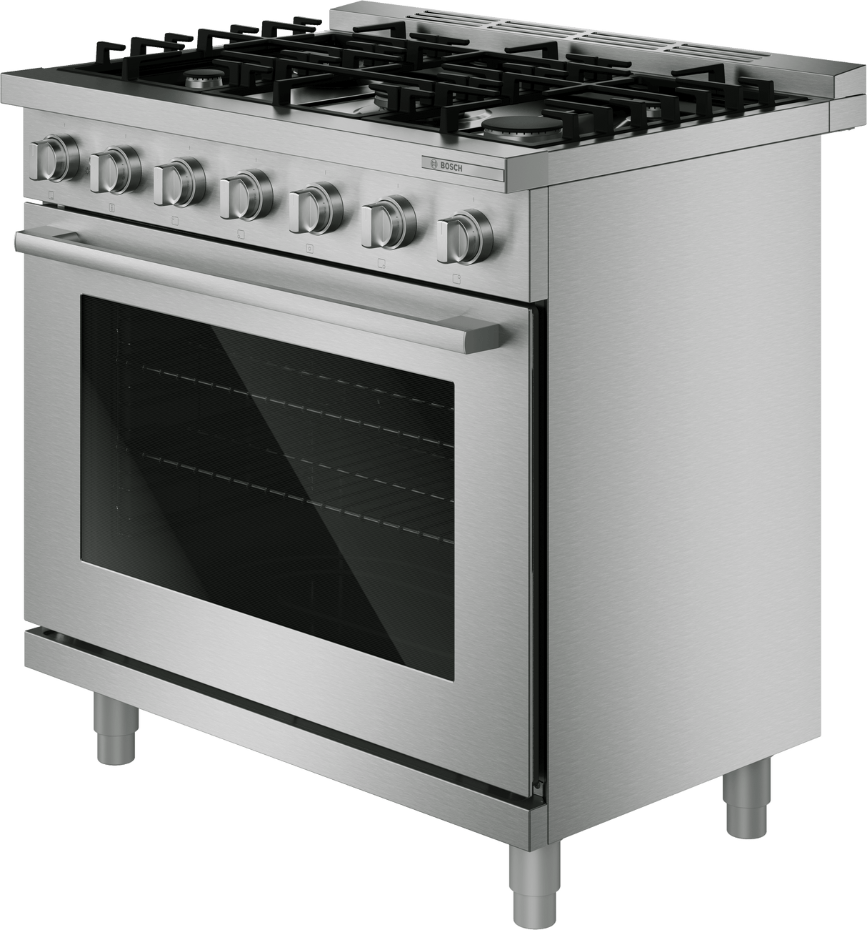500 Series, Gas freestanding range, 36'', Stainless steel