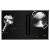 36" Lustre Trim Electric Radiant Downdraft Cooktop with Tap Touch Controls