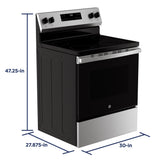 GE® ENERGY STAR® 30" Free-Standing Electric Range