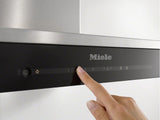 DA 6690 W Puristic Edition 6000 AM Wall ventilation hood with energy-efficient LED lighting and touch controls for simple operation.