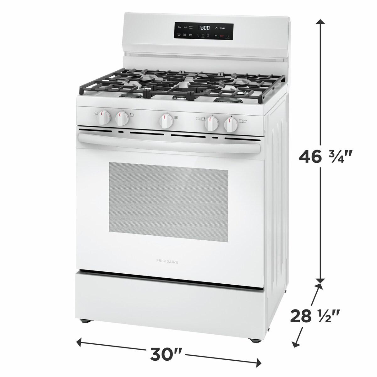 30" Gas Range with Quick Boil