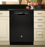 GE® Stainless Steel Interior Dishwasher with Front Controls