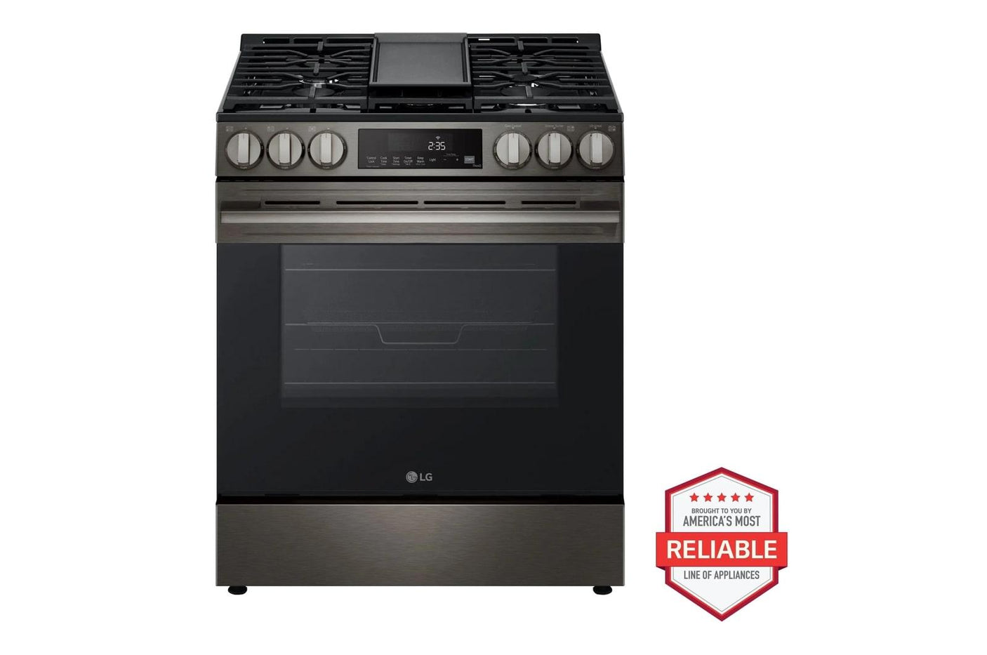 5.8 cu. ft. Smart Gas Slide-in Range with Convection, Air Fry and EasyClean®