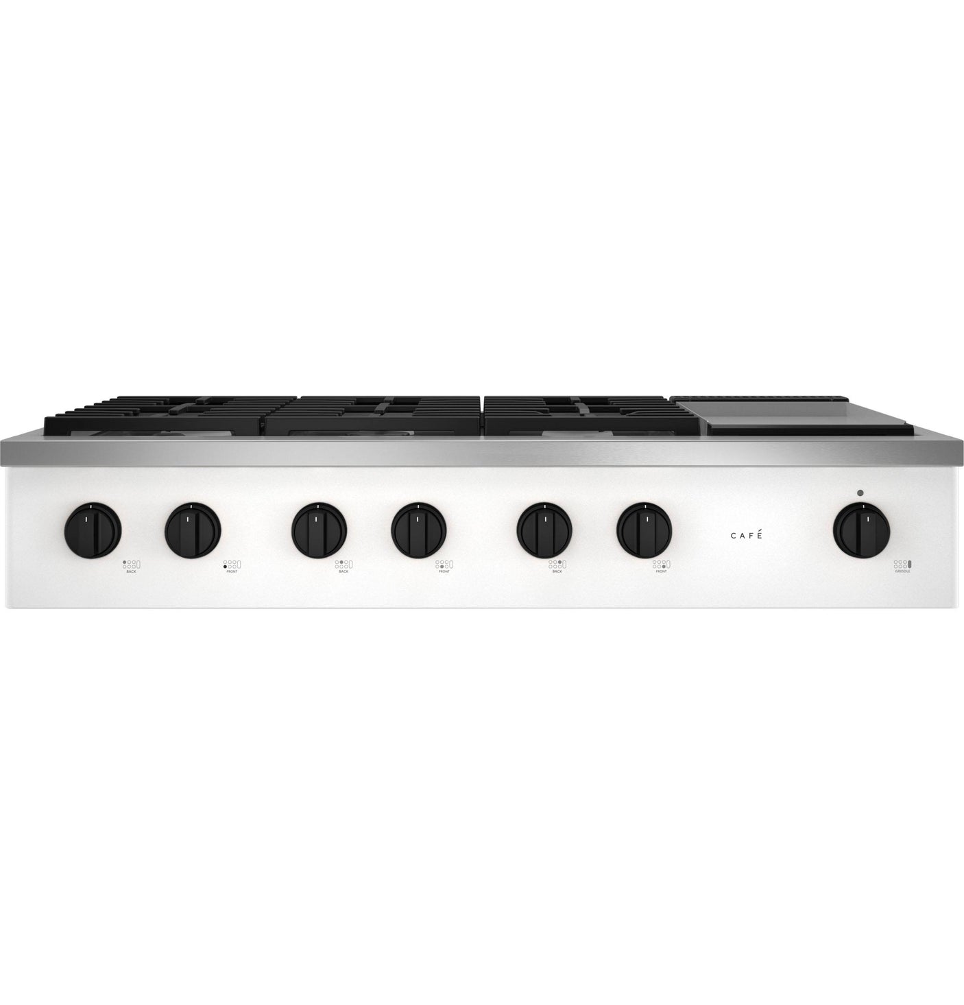 Café™ 48" Commercial-Style Gas Rangetop with 6 Burners and Integrated Griddle (Natural Gas)