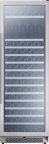 Presrv Wine Cooler, 24in Full Size, SS+Glass, Reverse Door, 1 Zone