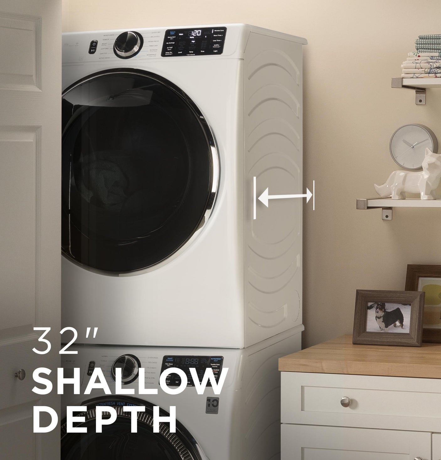 GE® ENERGY STAR® 5.0 cu. ft. Capacity Smart Front Load Steam Washer with SmartDispense™ UltraFresh Vent System with OdorBlock™ and Steam
