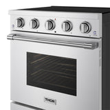 30 Inch S Series Professional Induction Range - Stainless Steel