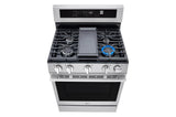 6.3 cu. ft. Smart Wi-Fi Enabled Probake Convection® Gas Range with Air Fry & EasyClean®