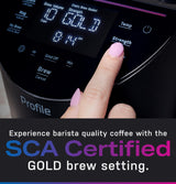 GE Profile™ Smart Grind and Brew Coffee Maker with Podless Single Serve