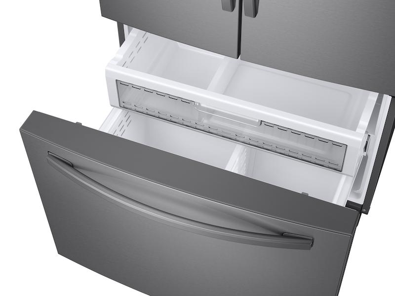 23 cu. ft. Counter Depth 3-Door French Door Food Showcase Refrigerator in Stainless Steel
