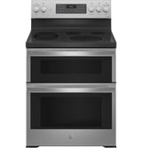 GE Profile™ 30" Smart Free-Standing Electric Double Oven Convection Range with No Preheat Air Fry