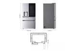 29 cu. ft. Smart InstaView® Standard-Depth MAX™ 4-Door French Door Refrigerator with Full-Convert Drawer™